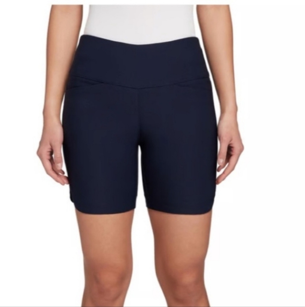 Women's Lady Hagen Dark Navy Tummy Control 7" Inseam Shorts XS